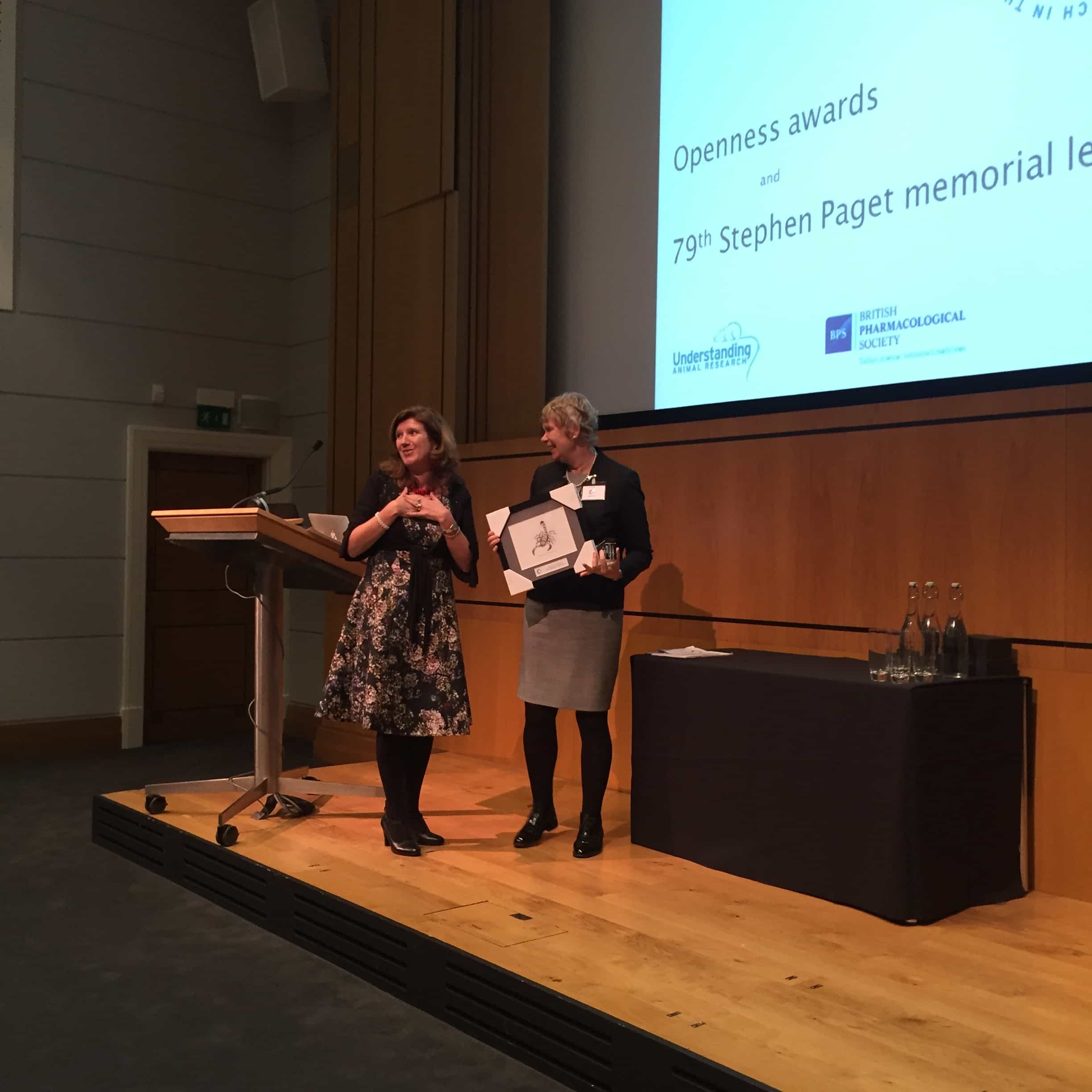 fiona fox openness awards paget lecture 2015.JPG