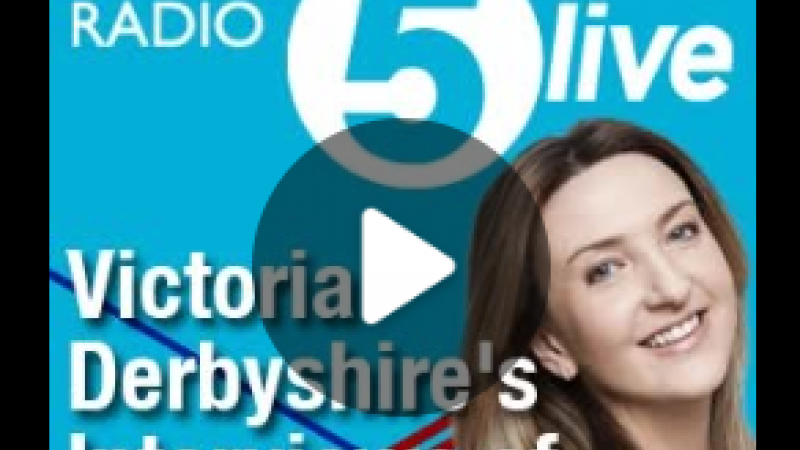 Victoria Derbyshire Radio 5 live from Mary Lyon Centre