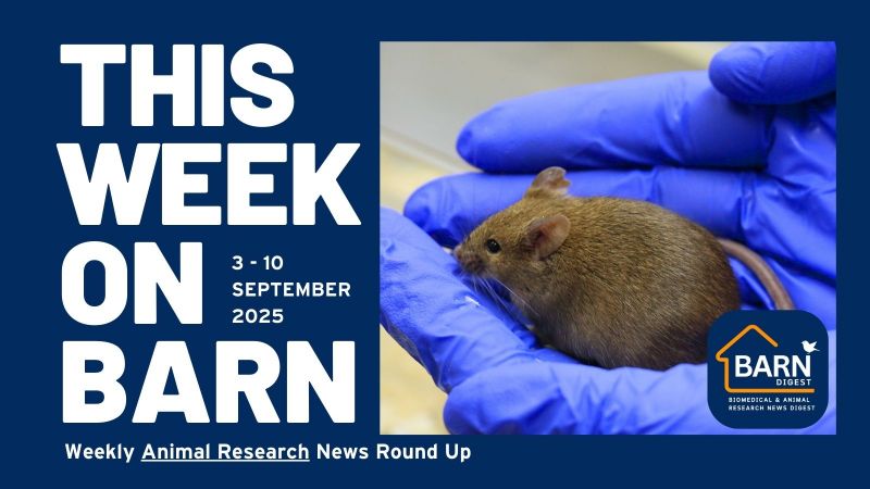 This week on BARN - animal research news from UAR members (3 - 10 September 2025)