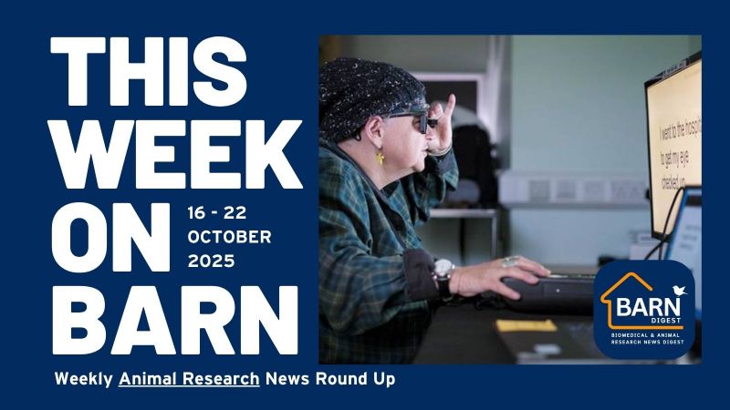 This week on BARN - animal research news from UAR members (16 - 22 October 2025)