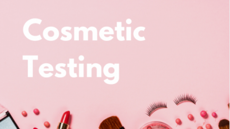 Cosmetic testing
