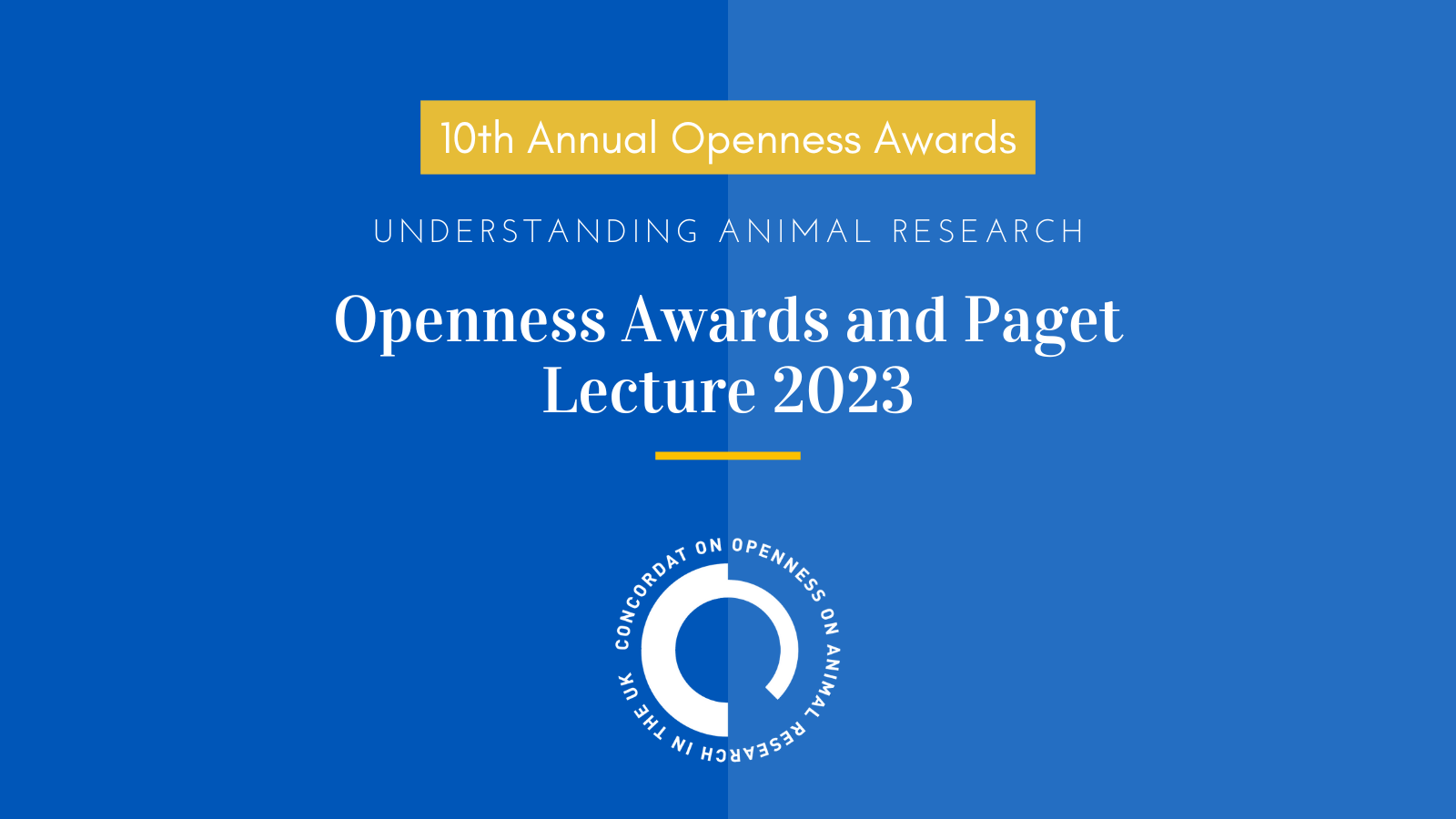 Openness Awards and Paget Lecture 2023