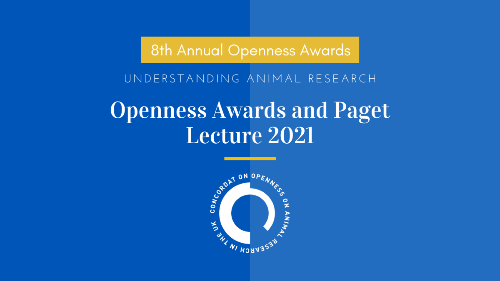 Openness Awards and Paget Lecture 2021