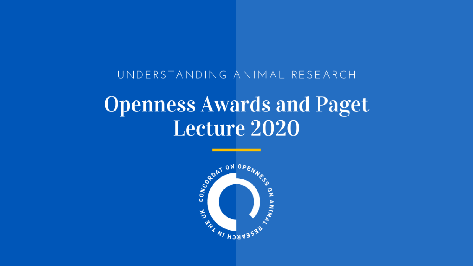 Openness Awards and Paget Lecture 2020