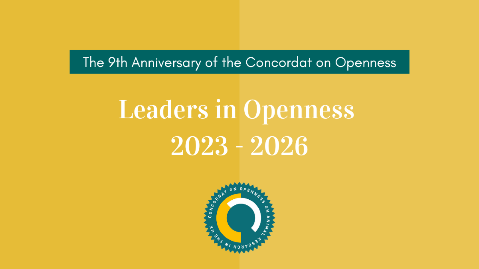 Leaders in Openness 2023 - 2026